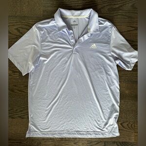 Adidas Men's Soft Lavender Polo Shirt